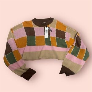 Noisy May Cropped Sweater BNWT
